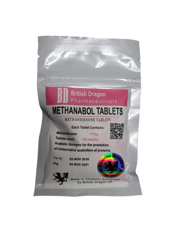 Buy Dianabol (Methanabol) British Dragon 10mg 100 tablets – USA